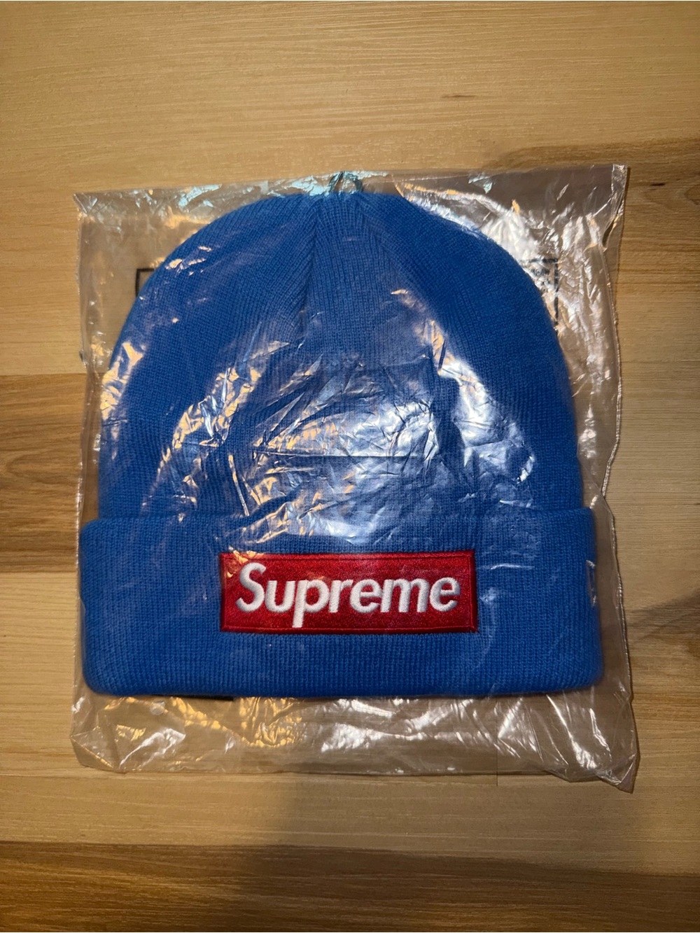 Supreme Blue & Red Box Logo Beanie